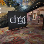 LED Rental at Cheri Roof top at Paris Hotel.